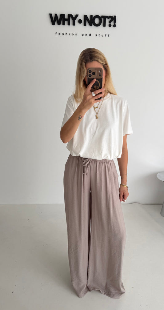 Sommerhose taupe