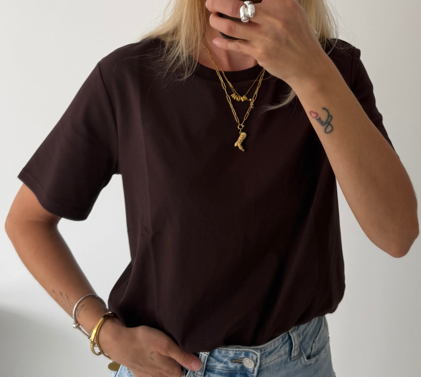 Basic Shirt braun