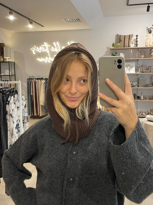 Balaclava braun/beige