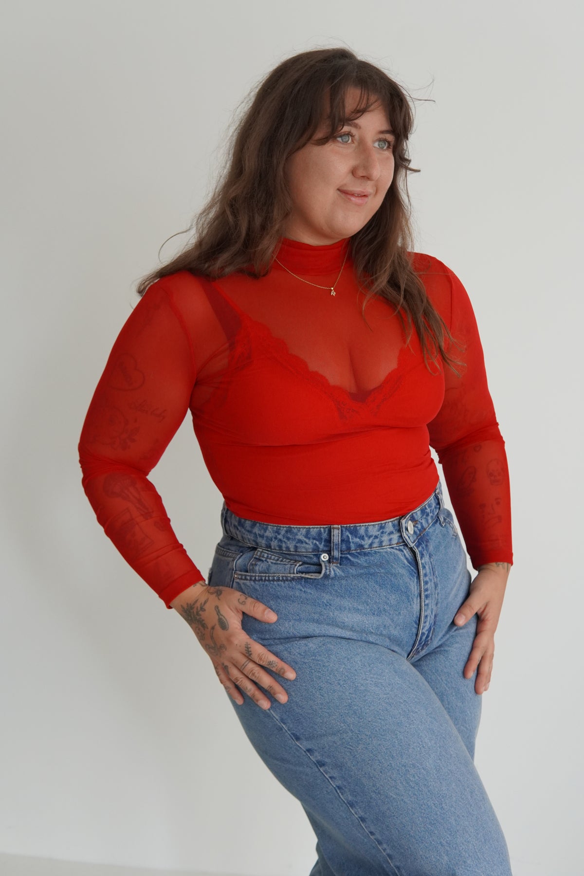 ROUGE VEIL Meshshirt