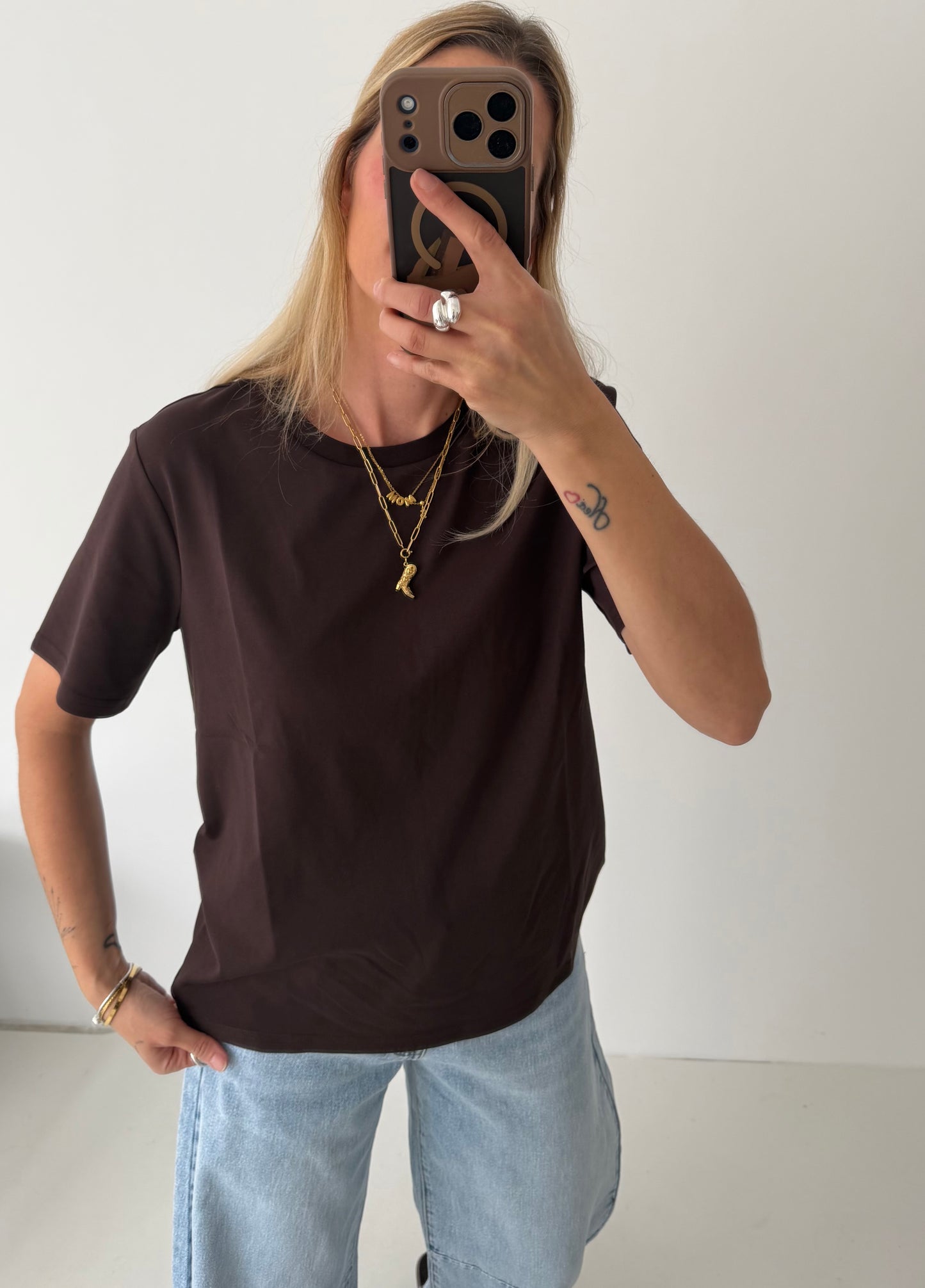 Basic Shirt braun