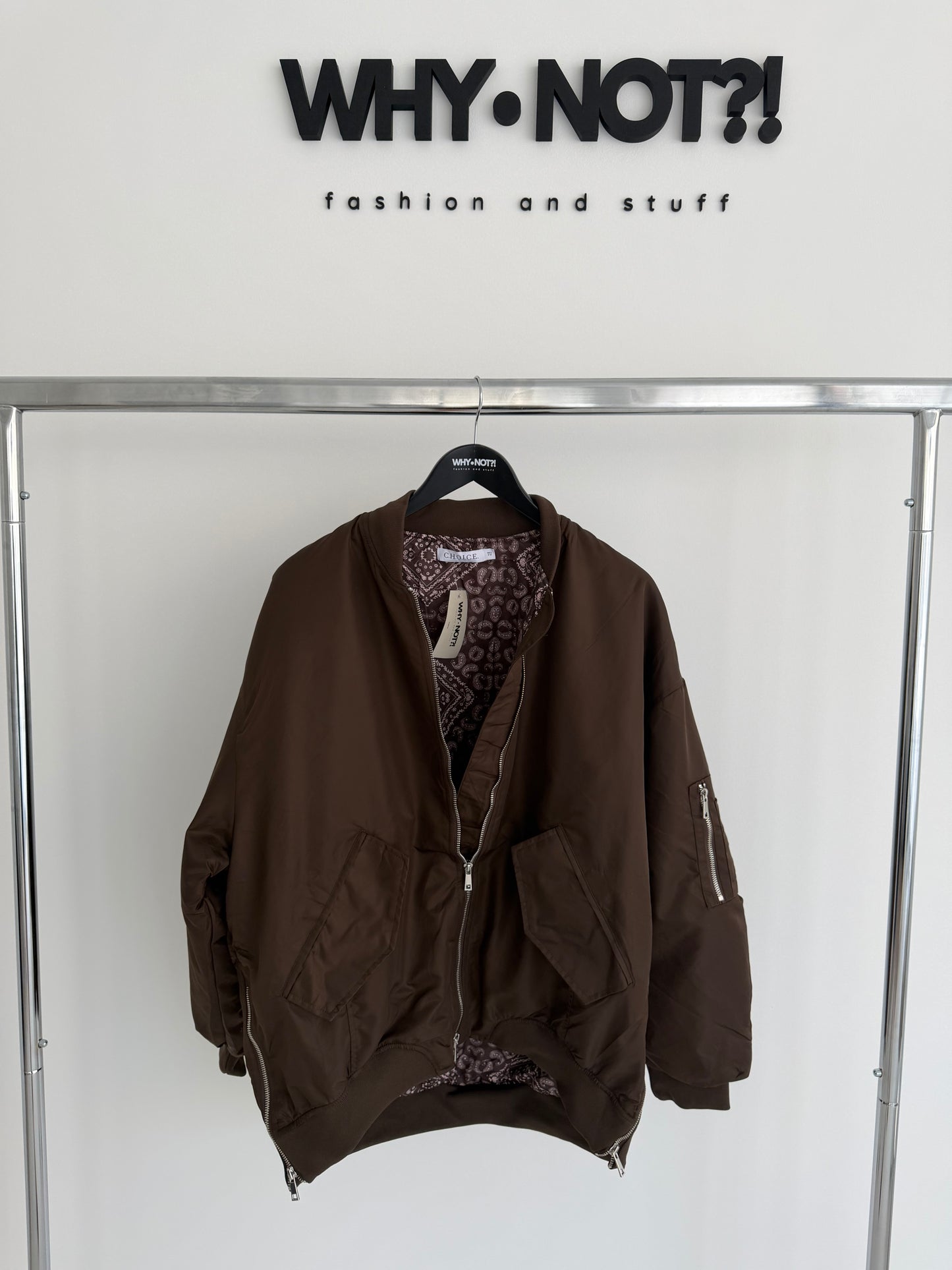 Bomberjacke braun