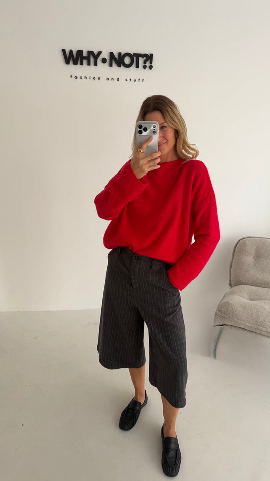 FEELING RED Pullover