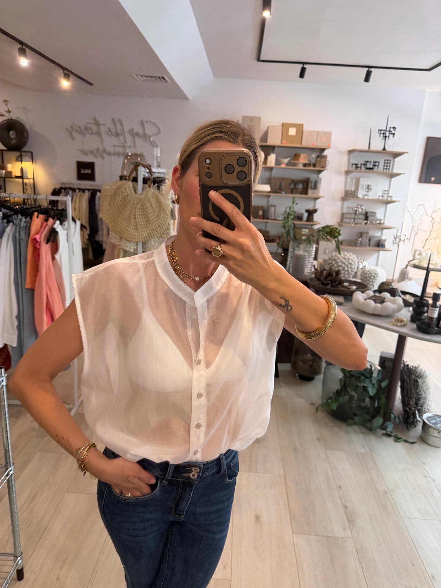 Bluse Drissy weiß