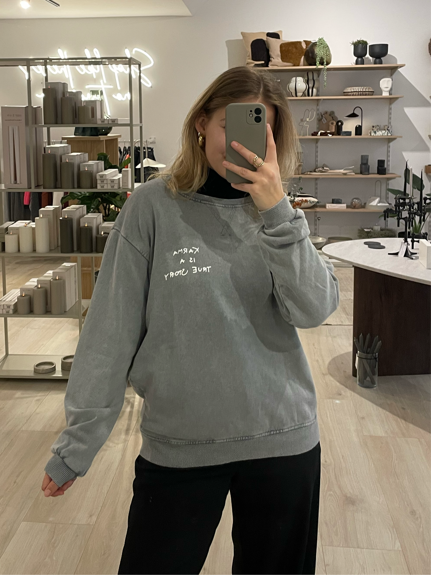 Pullover Karma grey