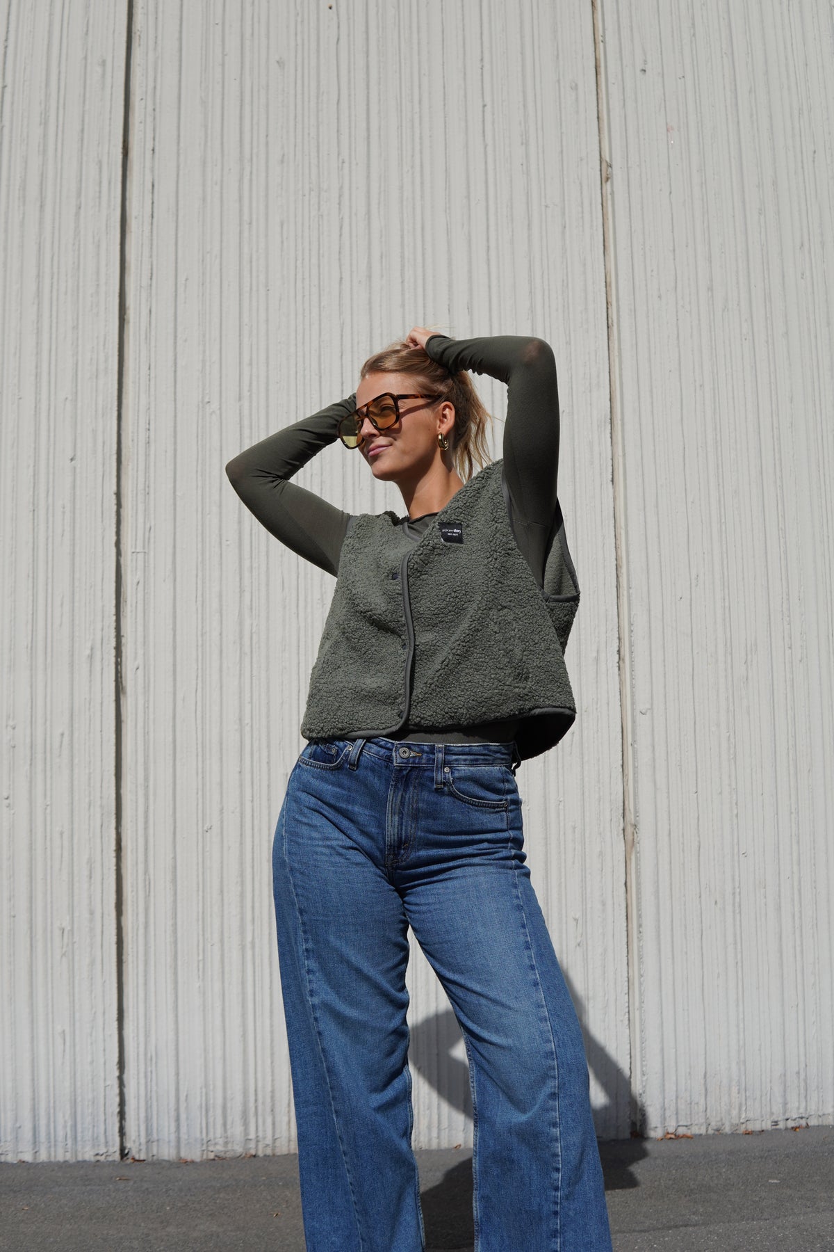 THE STORY Vest khaki
