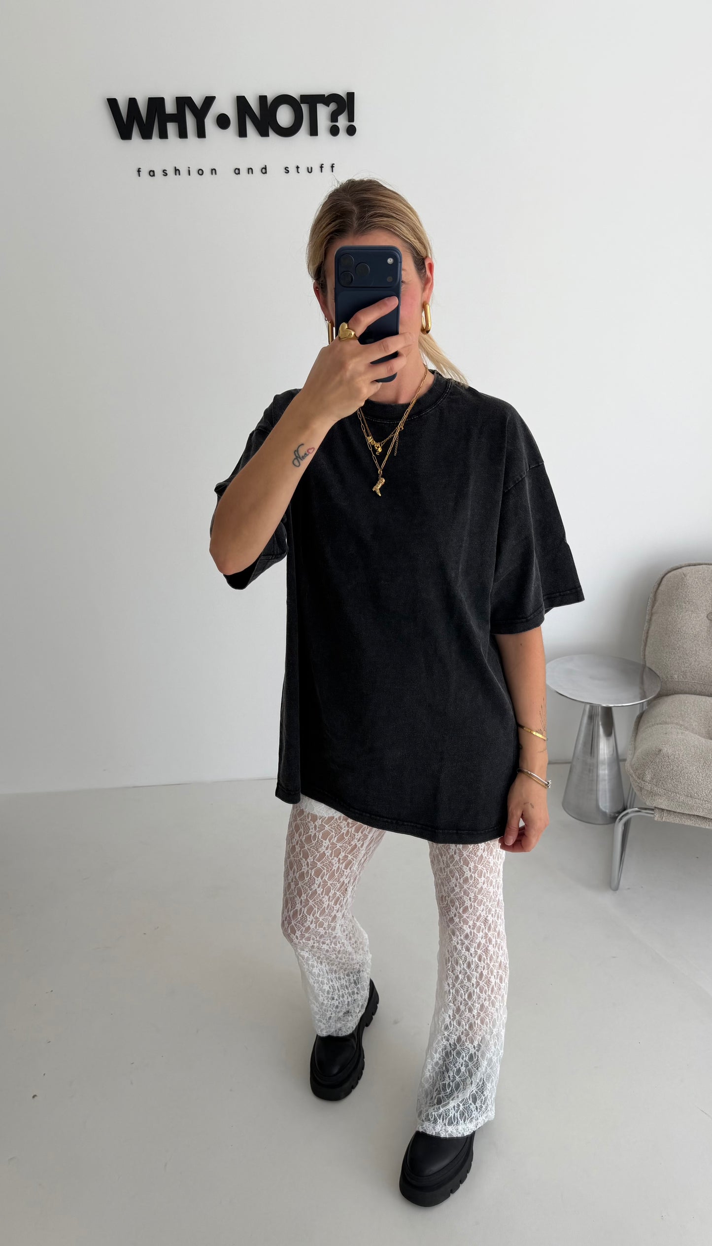 Spitzenhose weiß