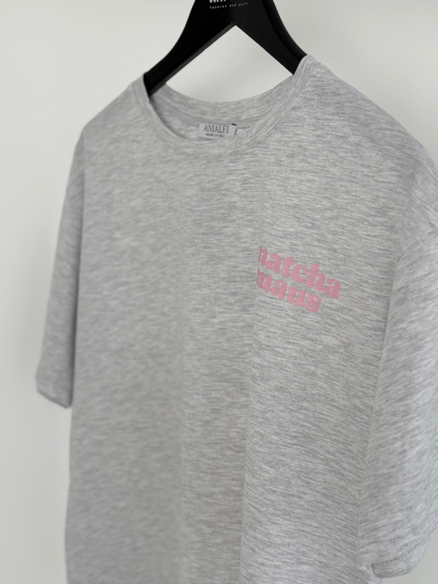 T-Shirt Matcha Maus grau