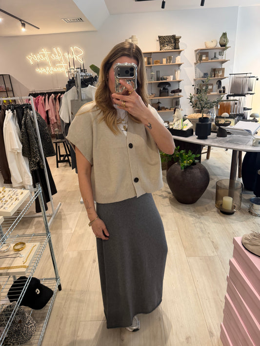 Weste beige