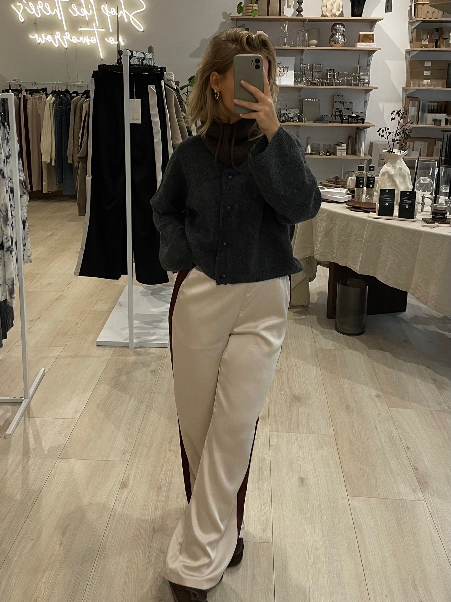 Culture Stoffhose Creme