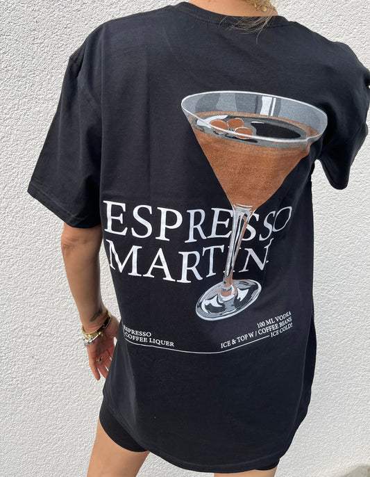 T-Shirt Espresso Martini schwarz