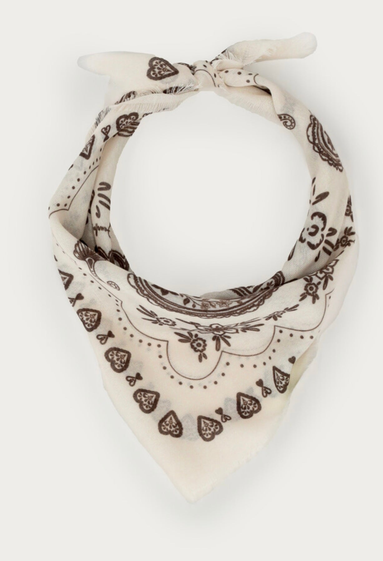 Halstuch paisley beige