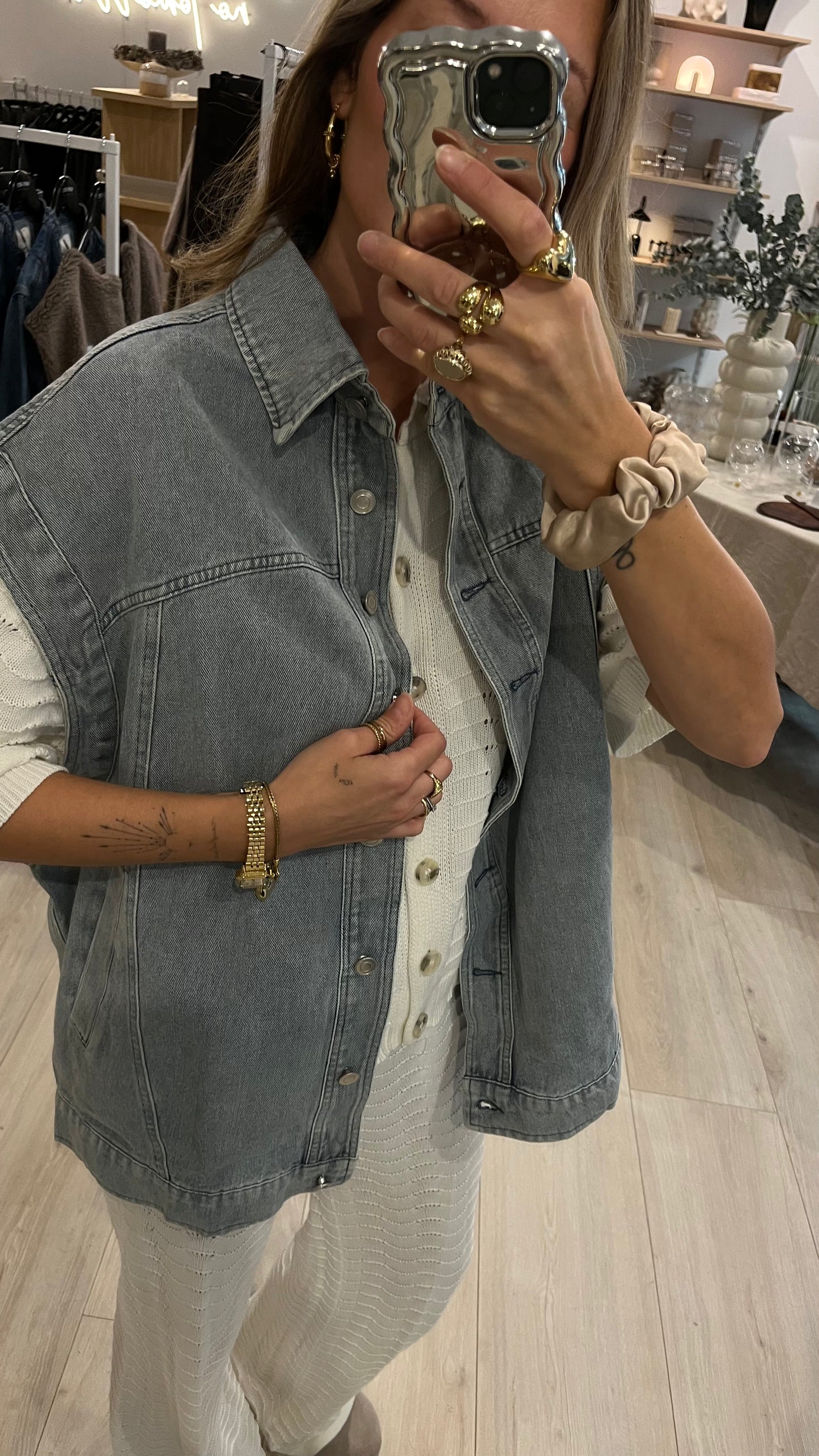 Jeansweste Mila