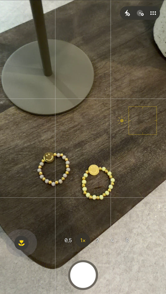 Ring Smiley gelb