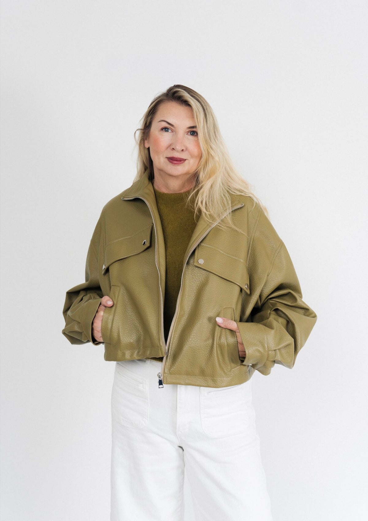 BAD HABIT Jacket Pistazie