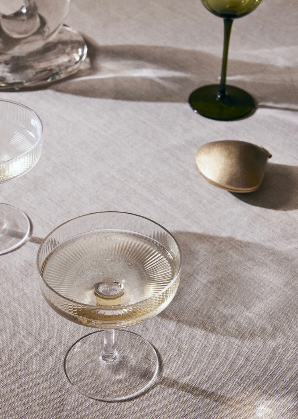 Ripple Champagner saucers