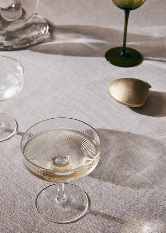 Ripple Champagner saucers