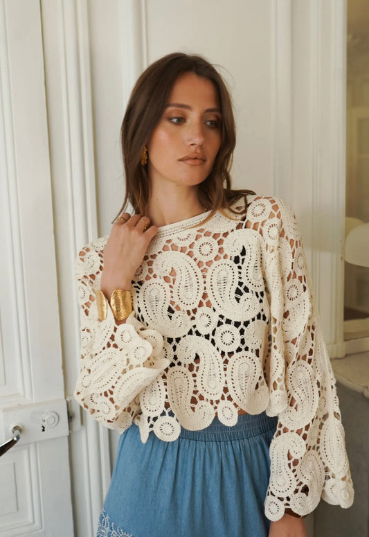 Häkelshirt Olivia