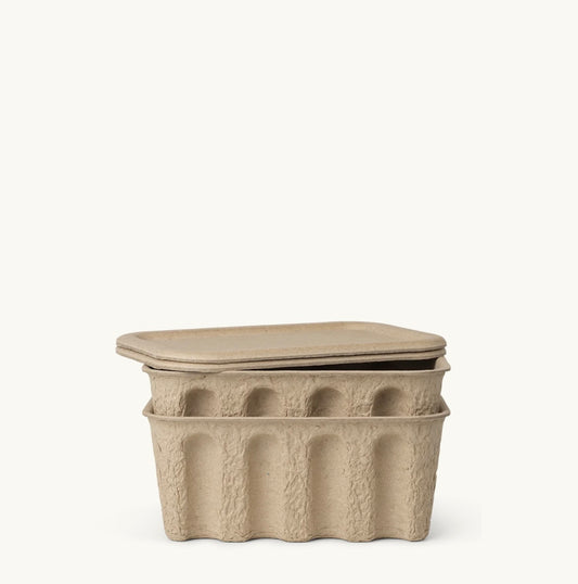 Paper Pulp Box 2 er Set ferm Living