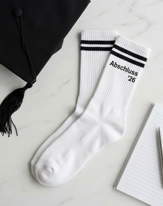 Socken Abschluss 26 schwarz