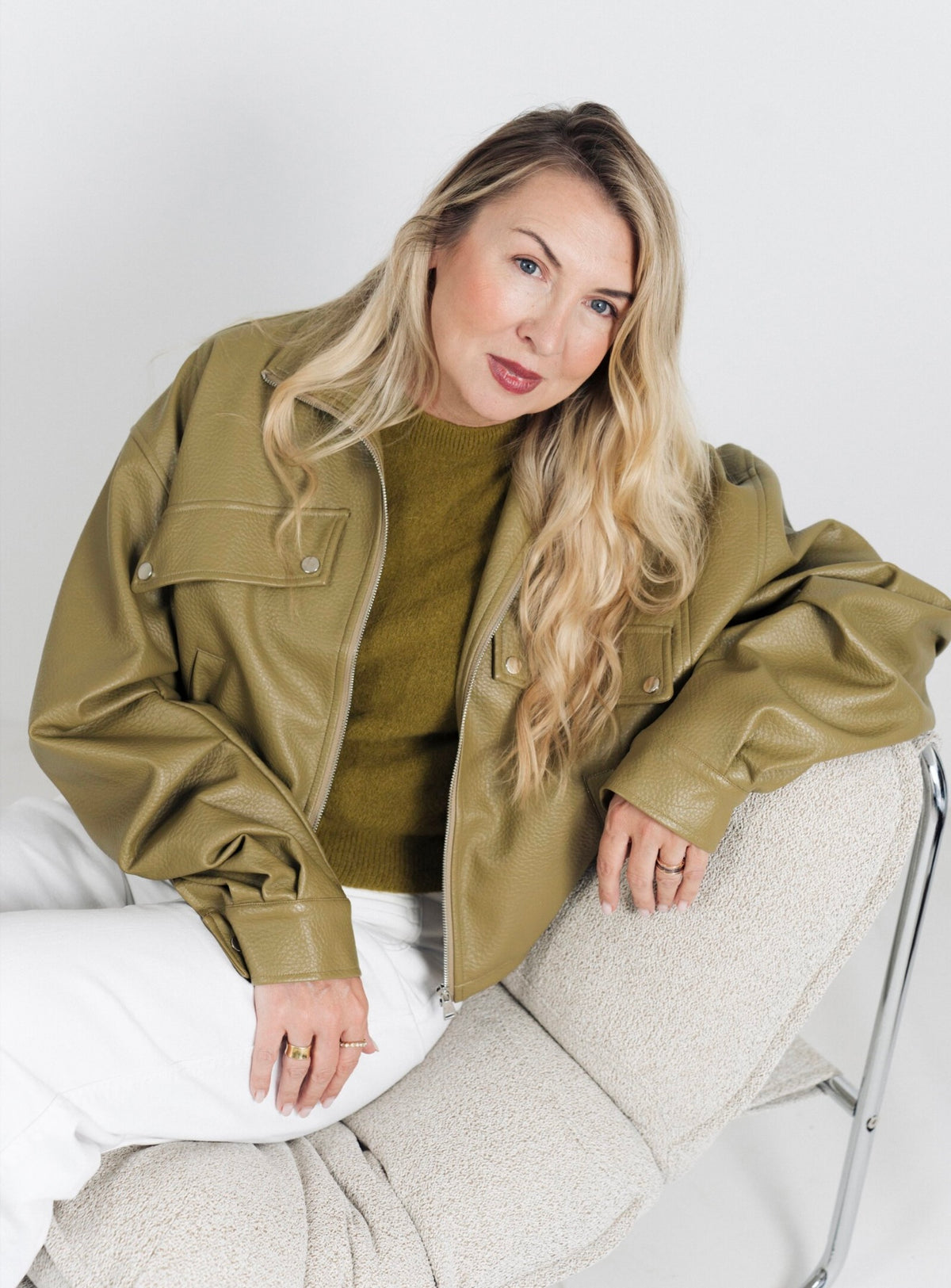 BAD HABIT Jacket Pistazie