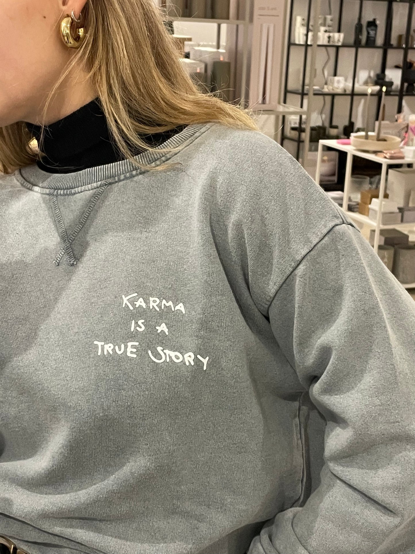 Pullover Karma grey