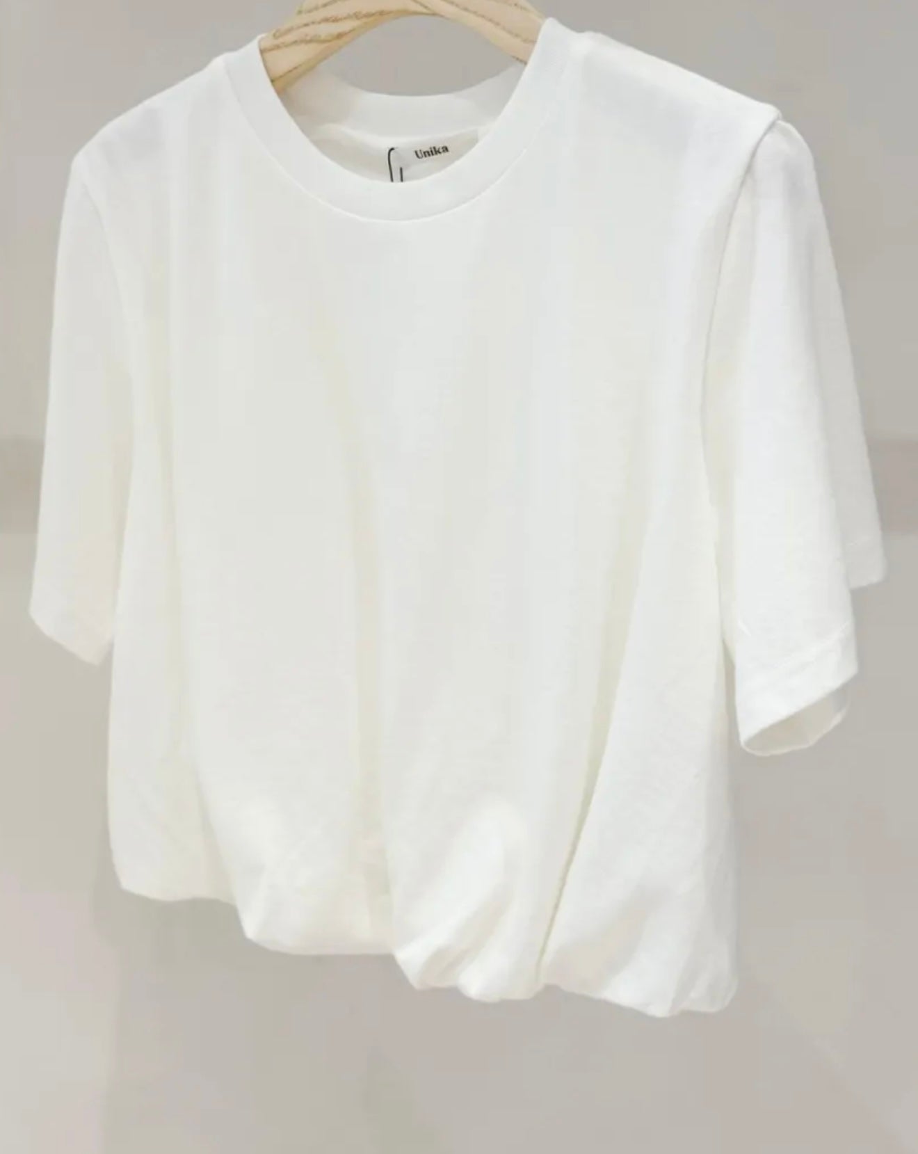 Cropped Shirt weiß
