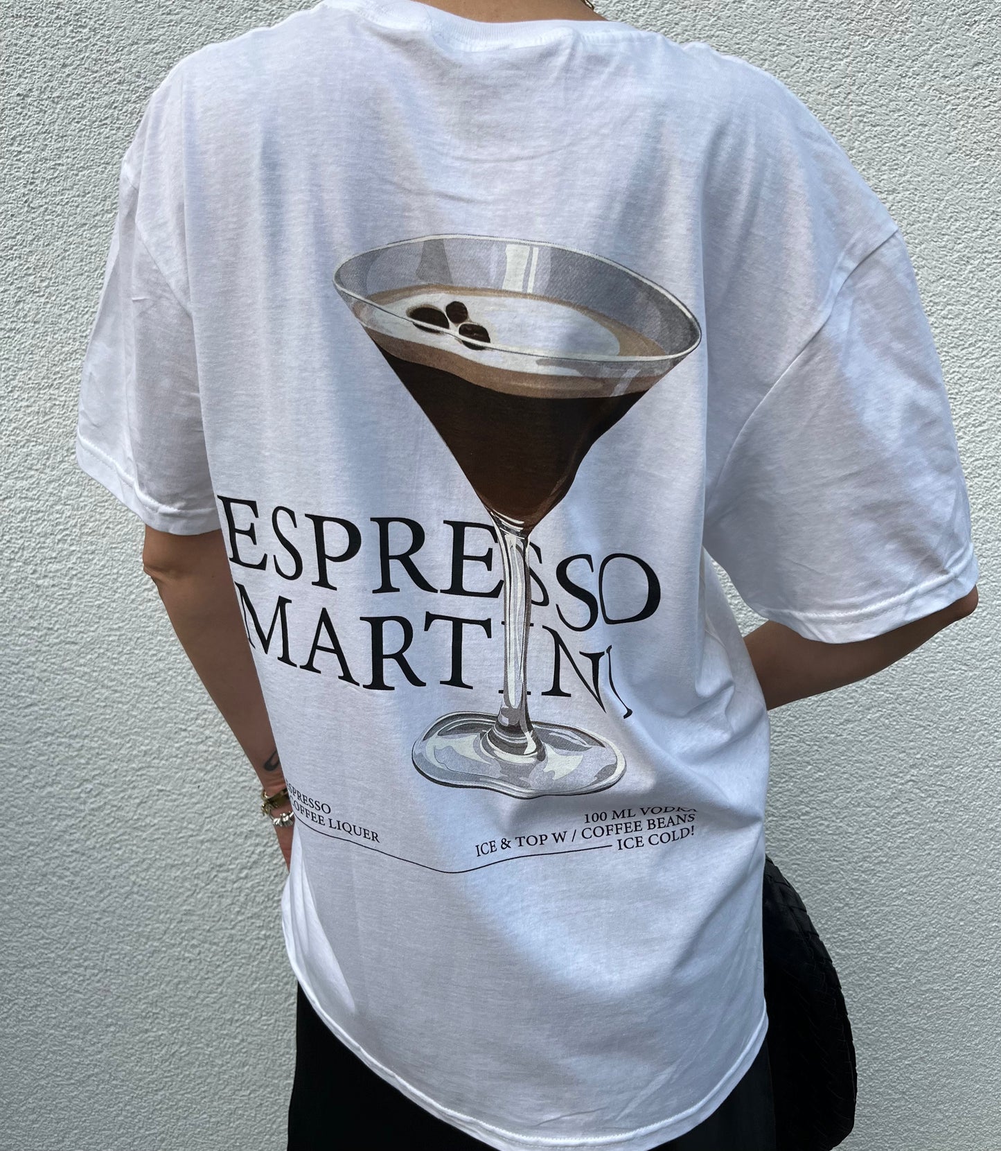T-Shirt Espresso Martini weiß