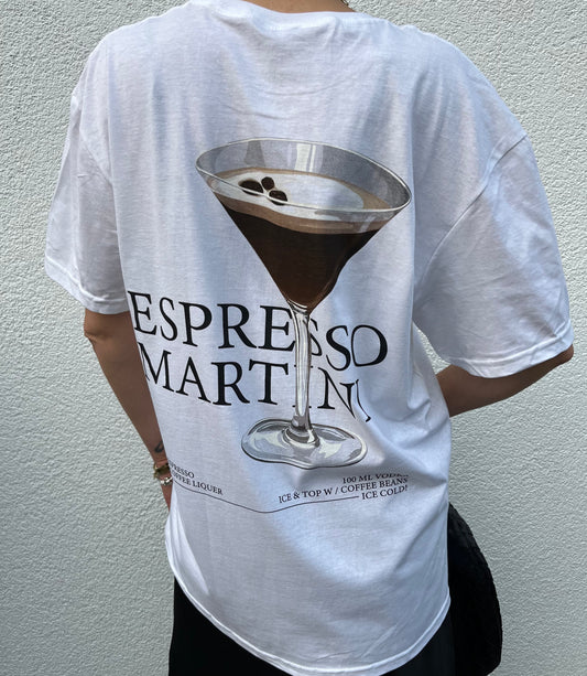 T-Shirt Espresso Martini weiß