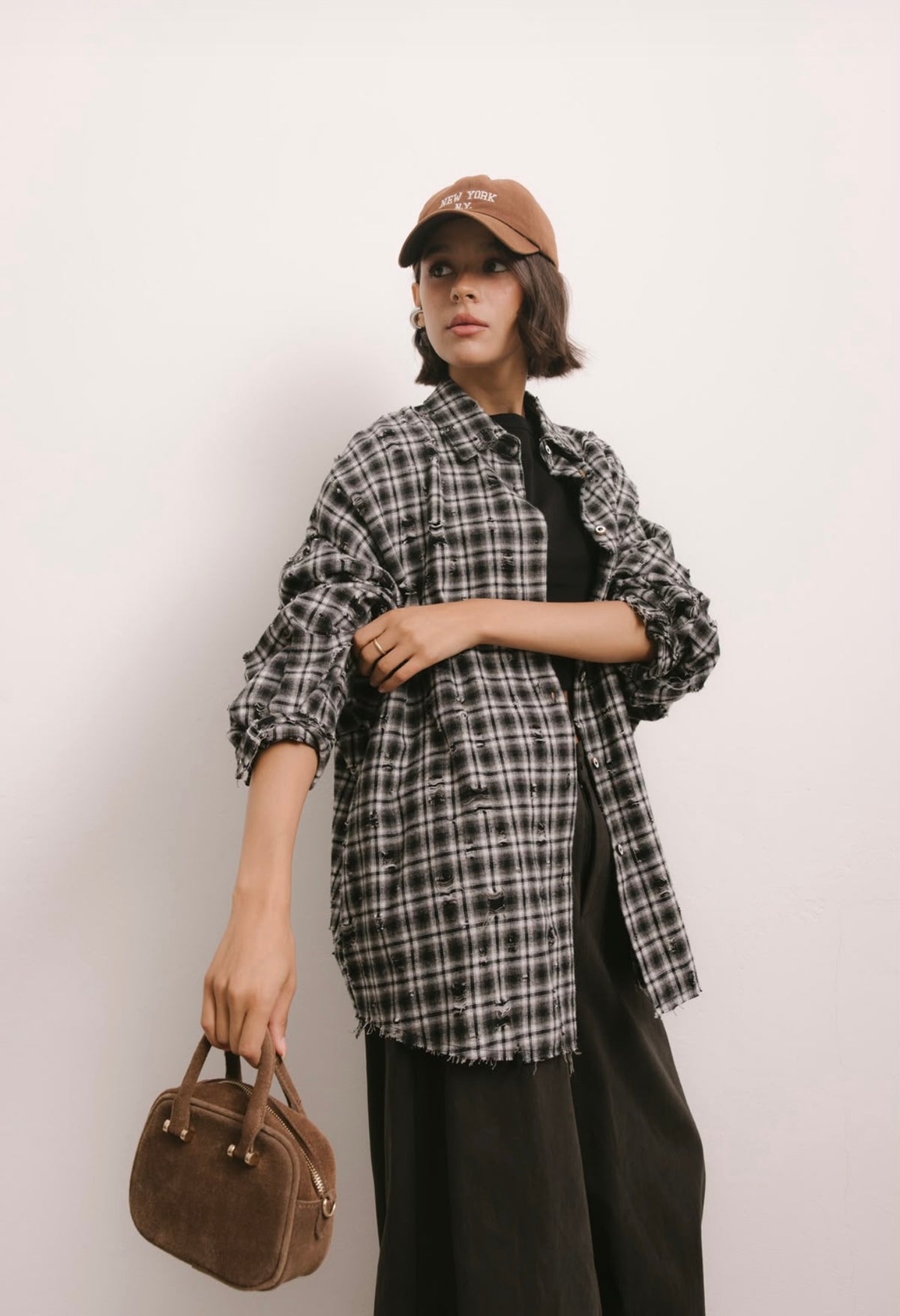 Blackout check Flanellhemd