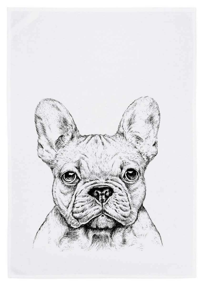 Geschirrtuch French Bulldog