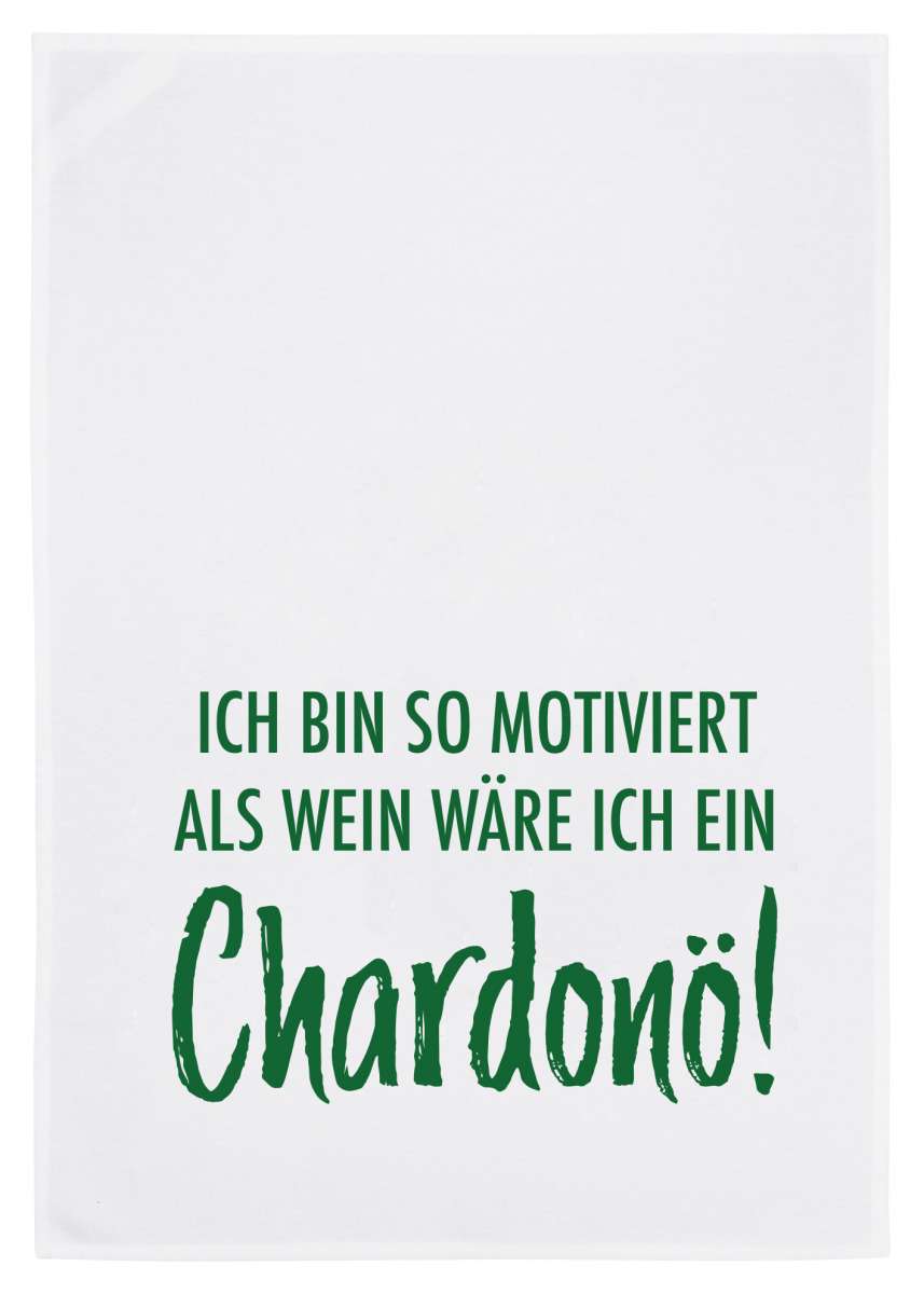 Geschirrtuch 17:30 " ChardoNö!