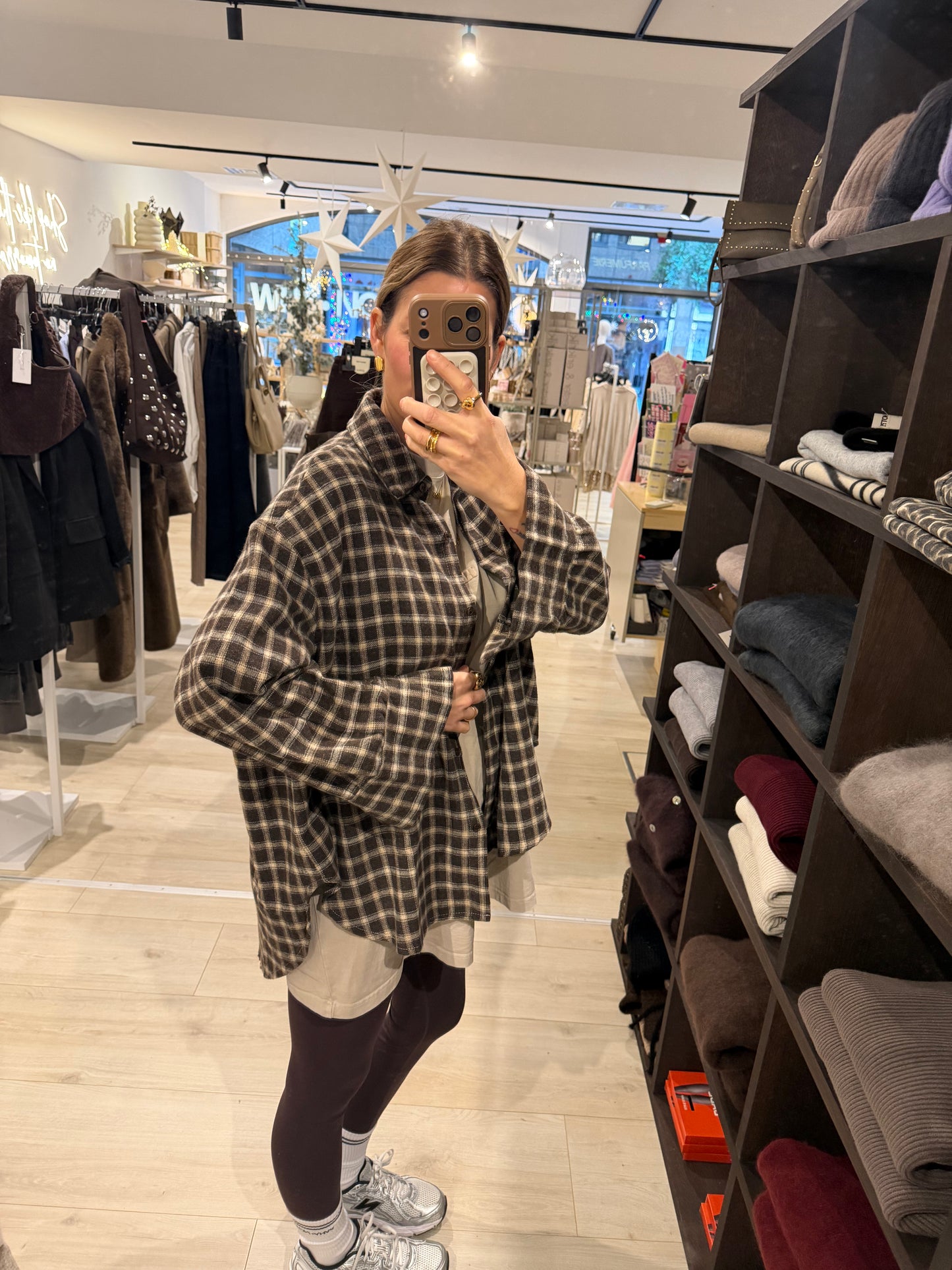 Holzfällerhemd braun