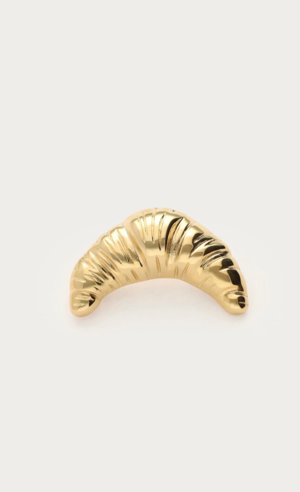 Croissant Brosche
