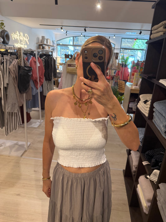 Bandeau Top weiß