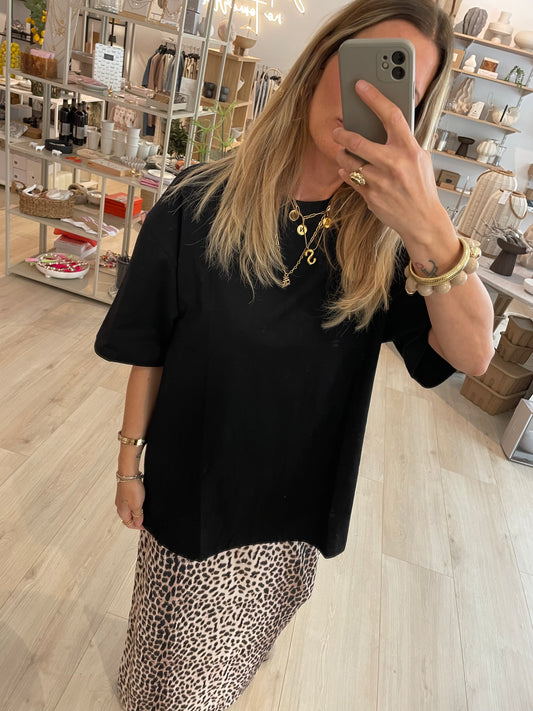 Oversizedshirt schwarz