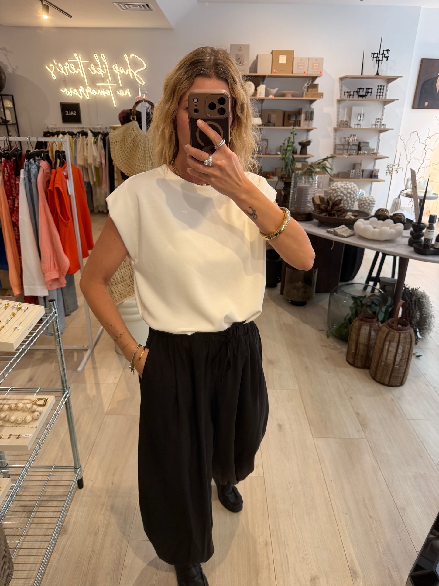 Buttershirt weiß