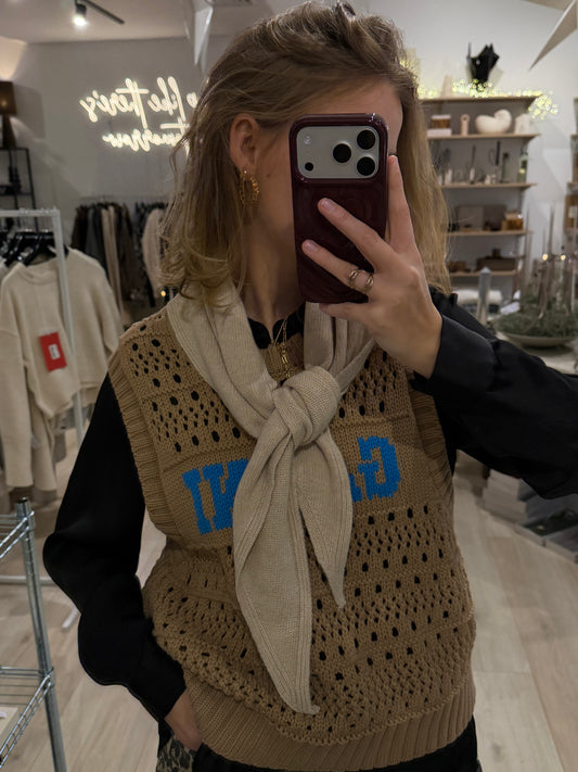 Dreieckstuch Cashmere beige