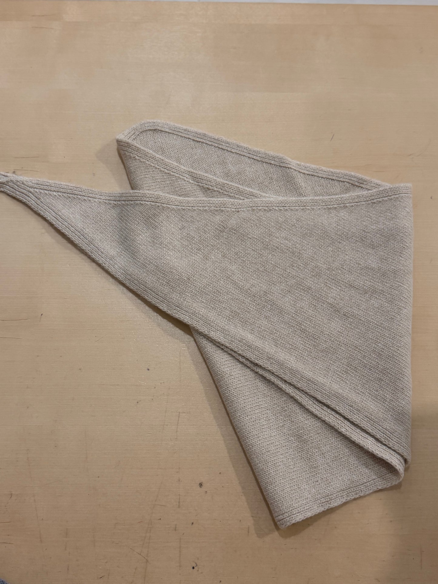 Dreieckstuch Cashmere beige