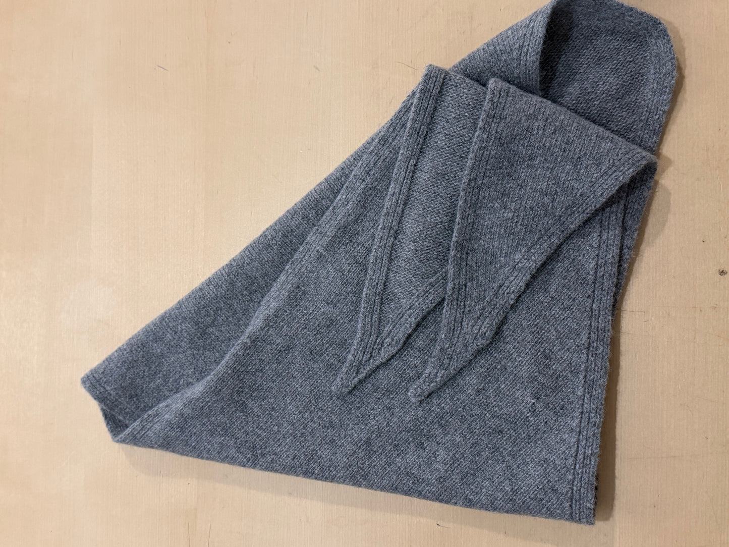 Dreieckstuch Cashmere grau