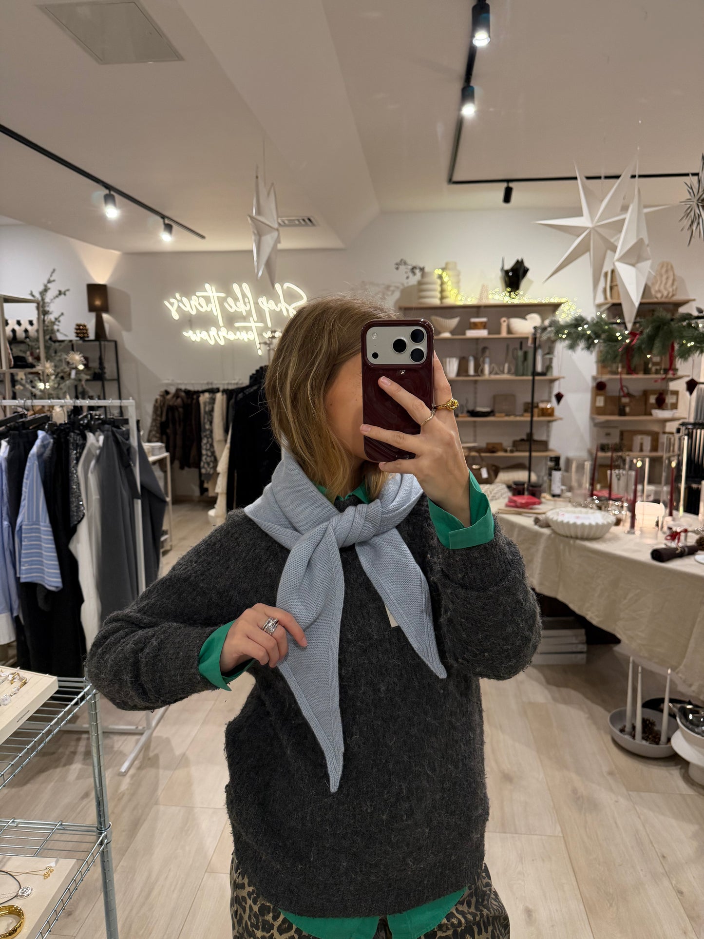 Dreieckstuch Babyblau