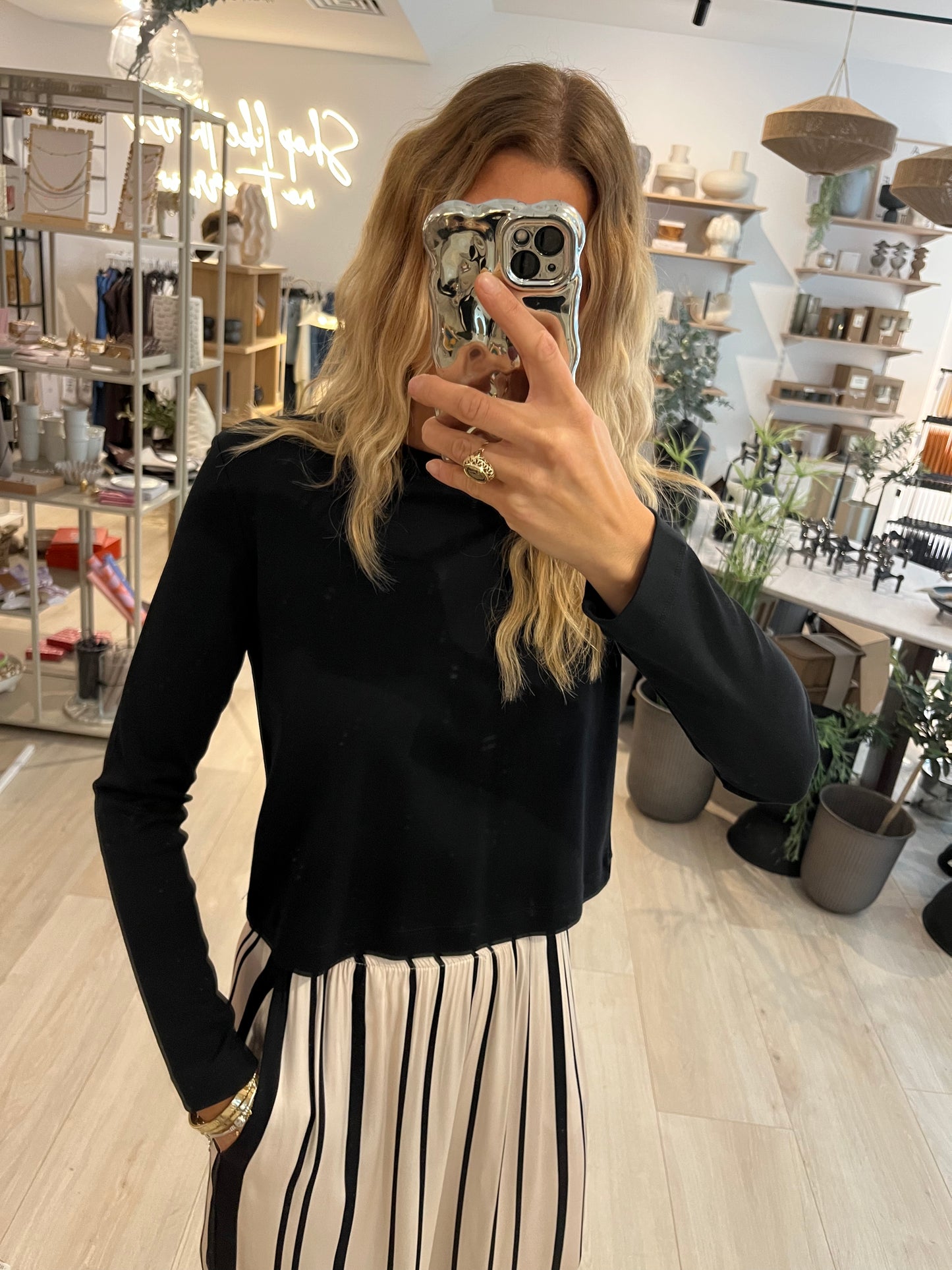 Basicshirt schwarz