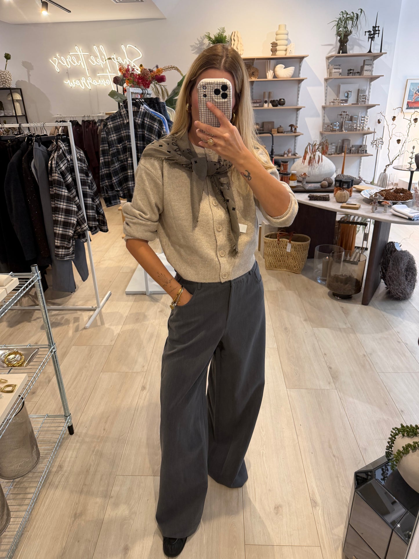 Tuch Emma taupe