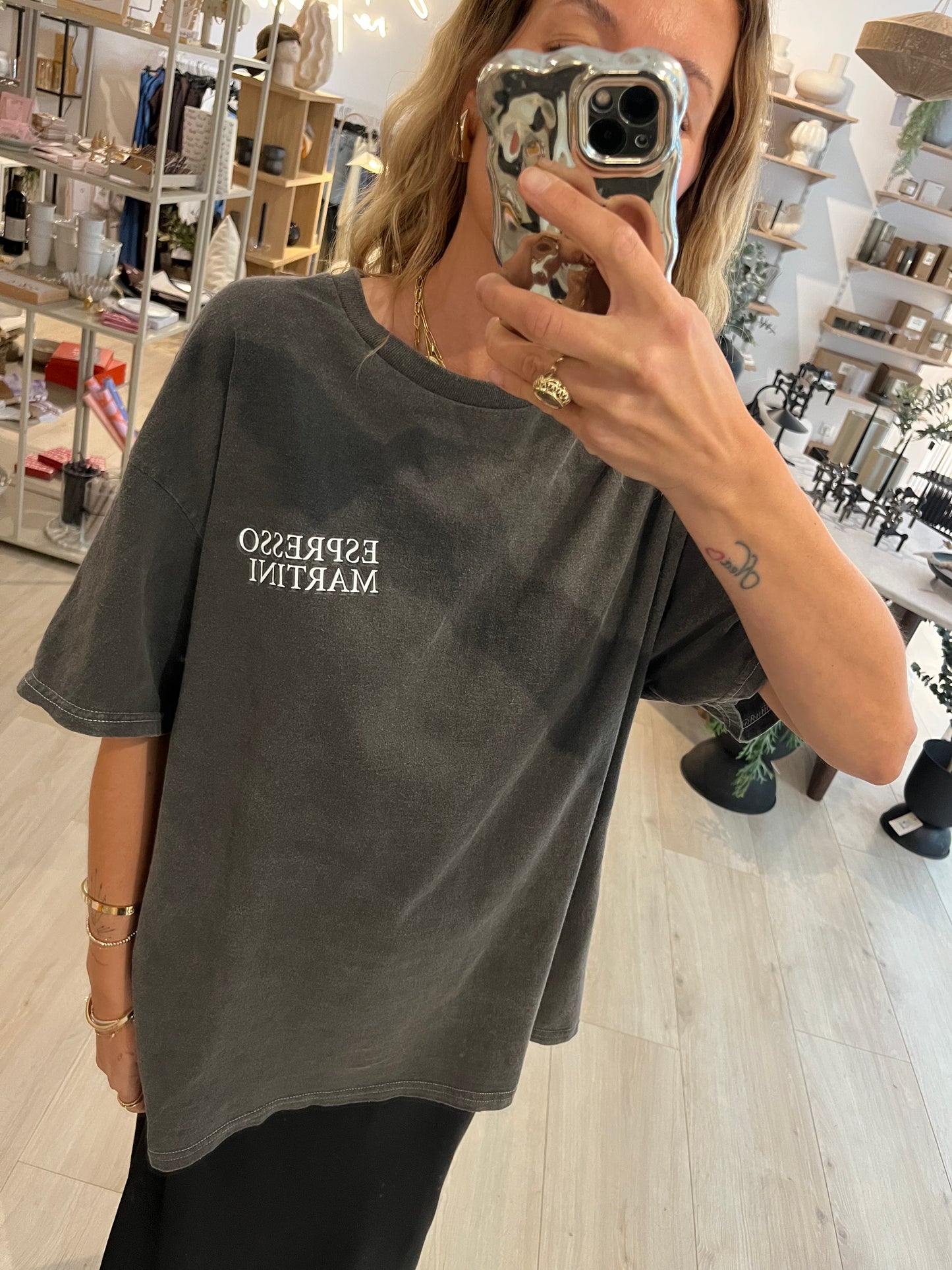 T-Shirt Espresso Martini used Grey