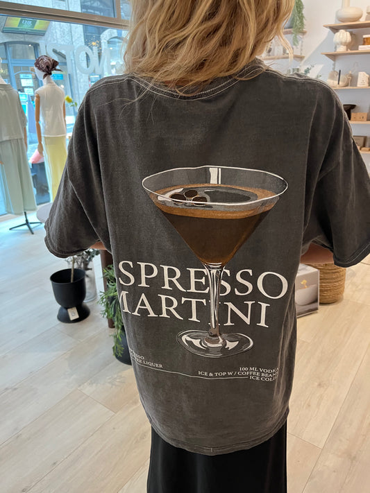 T-Shirt Espresso Martini used Grey