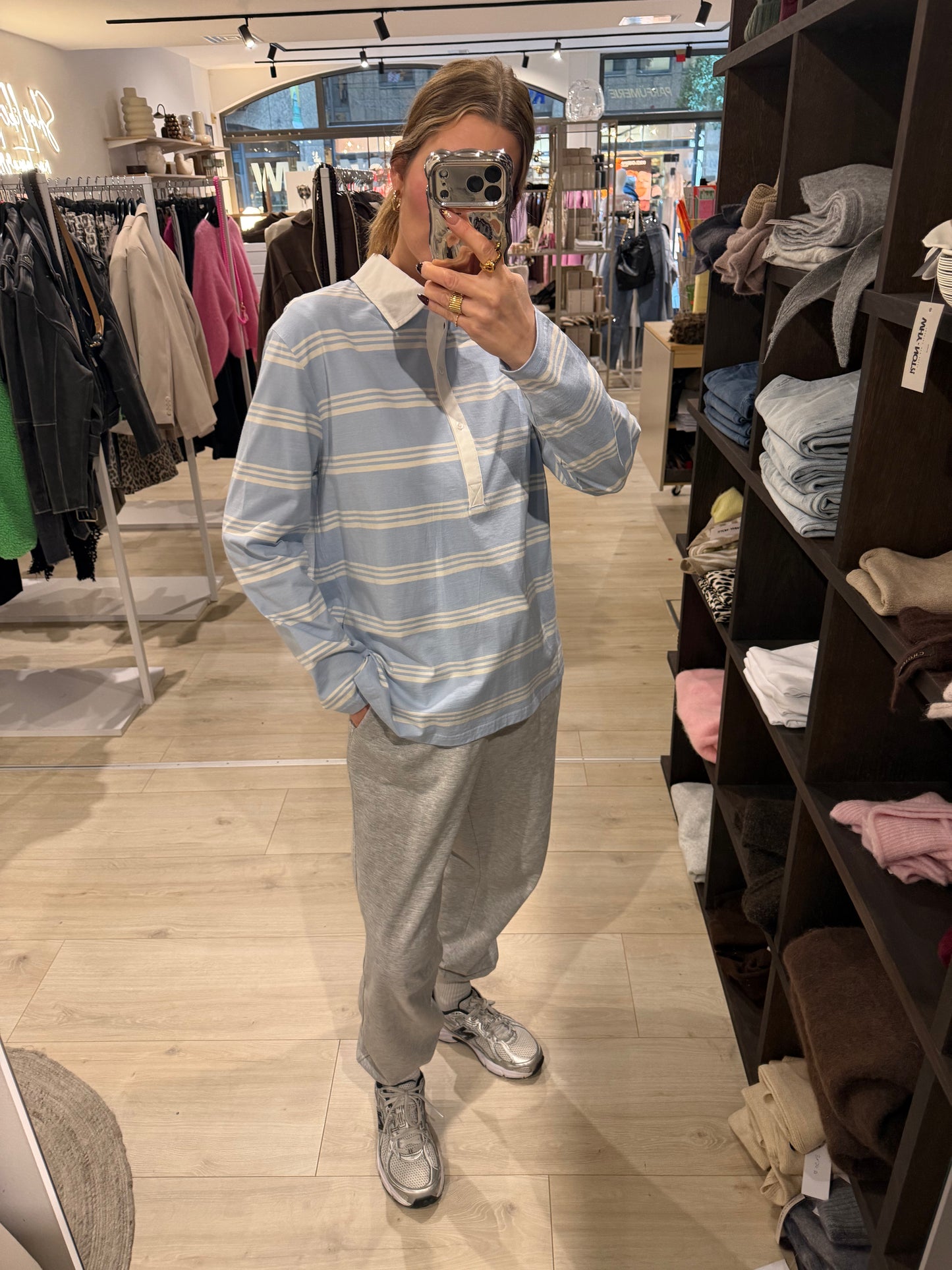 Poloshirt Bejse blau, Culture