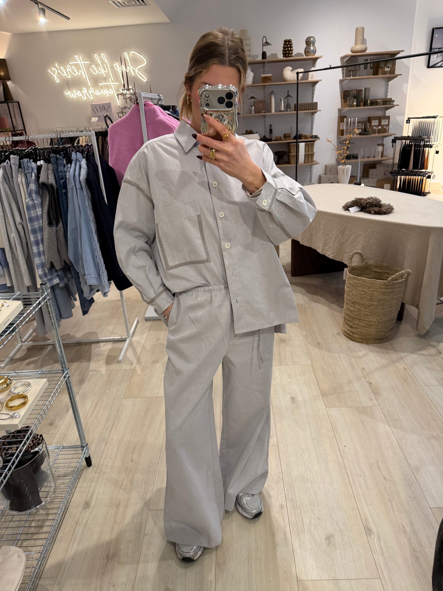 Hemd Toni grau