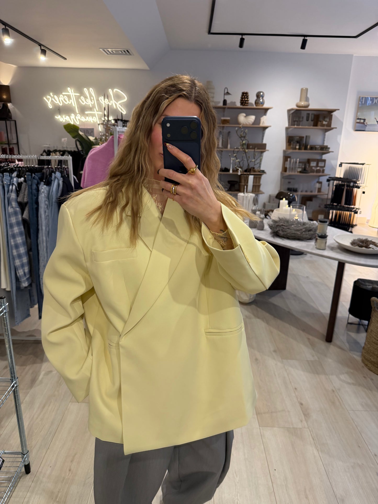 Blazer Jasmin butter yellow