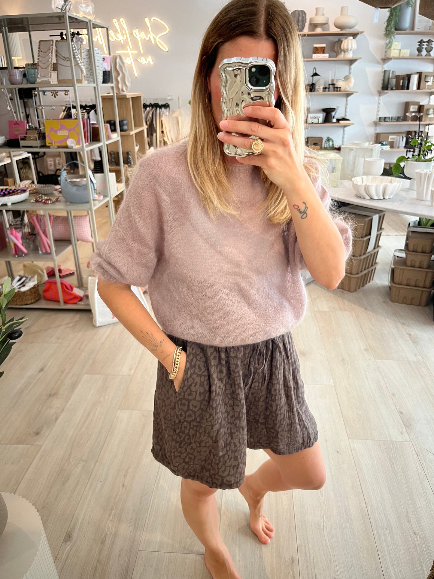 Sommer Mohair Shirt taupe