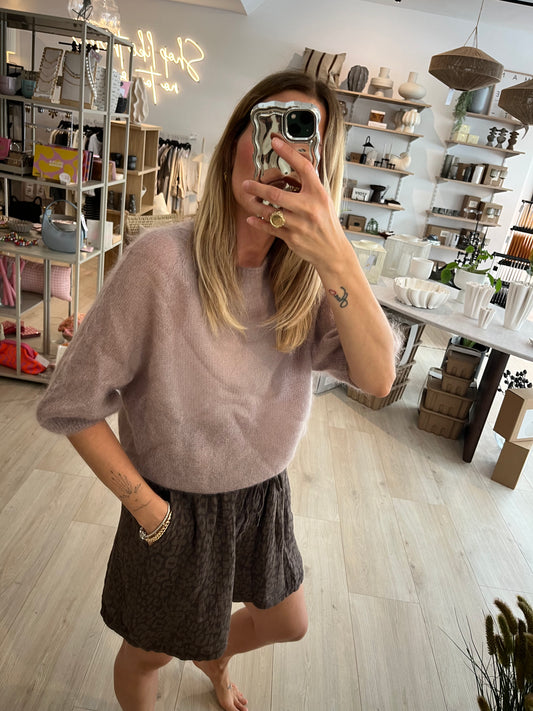 Sommer Mohair Shirt taupe
